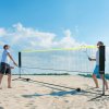 Nastaviteľná sieť na badminton, volejbal a pickleball, šírka 14ft