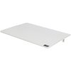 Nástenný skladací stôl na stenu 31.5"×19.69" biely s kovovým držiakom
