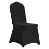 Návlek na skladacie stoličky streč spandex univerzálny 30 ks čierne