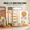Ohrievač pizze 4-poschodový pre 14" pizze, 30℃–85℃ s rotačnou parou