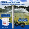 Ponorné čerpadlo do studní 2200 W 230 V, 9.8 m³/h, 144 m, IP68
