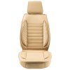 Poťahy na predné sedadlá, 2 ks, umelá koža, s airbagmi, béžová