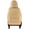 Poťahy sedadiel auta 6 ks umelá koža, béžové, kompat. s airbagom