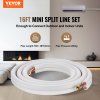 Sada potrubia mini split 4876.8mm 6.4&12.7mm, trojvrstvová izolácia