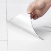 Samolepiace vinylové dlaždice 390×23.6 inch 1.5mm biela mramorová