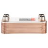 Spájkovaný doskový výmenník tepla 5"×12" 30 dosiek meď/316L nerez
