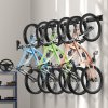 Stojan na stenu 6 bicyklov, 5 hákov, nastaviteľný 85-inch, max 300 lbs