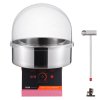 Stroj na cukrovú vatu 1000 W, nerezová misa, kryt, lyžica, pre oslavy