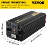Menič napätia 6000 W DC 12 V na AC 230 V, modifikovaný sínus, LCD