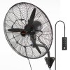 Ventilátor s hmlou 24.2 inch, kmitavý, vodotesný, 3 rýchlosti 7000 cfm