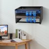 6U nástenný rack hĺbka 14 in/355.6 mm, nosnosť 50lbs/22.68kg