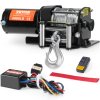 Elektrický navijak atv/utv 1814.4 kg oceľ. lano ip55 diaľk. ovládanie