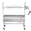 Rotačný gril na špíze 35 inch 90 lbs s 42w motorom nerez na kolieskach