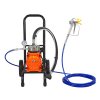 Airless striekací stroj 900 W, 1800 psi, na vozíku s predĺženou tyčou