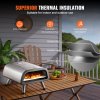 Elektrická pizza pec 12" stolná, nerez, kameň a špachtľa, do 850°F