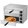 Elektrická pizza pec 12", 1700W, regulácia teploty, časovač 0–60 min