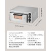 Elektrická stolná pizza rúra pre 35.56 cm pizzu 230 V 1500 W