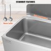 Elektrický bain-marie na jedlo 18L 1200W nerez pre bufety a catering