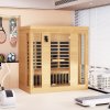 Infračervená sauna pre 3–4 osoby, 2580W, nízke emf, bluetooth