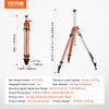 Stativ pre laser, závit 5/8"-11, výška 45.07-114.37 inch, vodováha