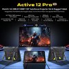 Blackview Active 12 Pro 5G Projector AI Rugged Tablet, 200LM 120 inch 1080P Projection, Android 15, 11 inch 1920*1200 IPS Screen, MT6878 8 Cores, 16GB + 32GB Expansion RAM 1TB ROM, 30000mAh Battery, 120W Fast Charging, 50MP+108MP Camera, WiFi 6E