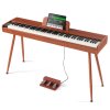 Digitálne piano 88 klávesov, plne vážené, 200 tónov, USB/MIDI
