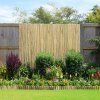 Rolovaný bambusový plot prírodný 4 ft × 6 ft × 0.75 in pre balkón
