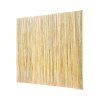 Rolovaný bambusový plot prírodný 4 ft × 6 ft × 0.75 in pre balkón