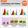 Stojan na rastliny 6 poschodí, 150W plné spektrum led, 29.5×13.8×70.9"