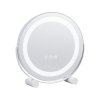Stolové kozmetické zrkadlo 12” led, 3 režimy, 5×, dotyk, 360°