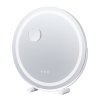 Stolové led zrkadlo 20” 3 režimy, 5× zväčšenie, dotyk, 360°, okrúhle