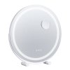 Stolové led zrkadlo 20” 3 režimy, 5× zväčšenie, dotyk, 360°, okrúhle