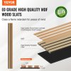 Akustické lamelové panely mdf 7.9×94.5 inch svetlý dub proti hluku