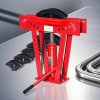Hydraulický ohýbač rúrok 12t ručný, 6 matríc 1/2"–2", 90–180° valčeky