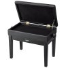 Nastaviteľná lavica ku klavíru s úložným priestorom 56×34×49cm