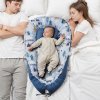 Novorodenecké hniezdo 100% bavlna, opierka hlavy, 2 obojstranné návleky