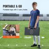 Odrazová doska na futbal 32×12" skladacia hdpe, 2 uhly odrazu