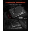 Podsedadlový aktívny subwoofer 8" 400W, slim, vstavaný zosilňovač