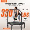 Skladací mini trampolína 40 inch nosnosť 330lbs, 4 polohy penové madlo