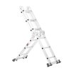 Skladací rebrík 7 v 1 teleskopický dosah 12 ft nosnosť 330 lbs