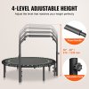 Skladacia mini trampolína 51 inch, nosnosť 450 lbs, 4-stupňové madlo