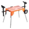 Stojan na pokosovú pílu, oceľový, nosnosť 330lbs, skladací, so stolom