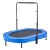 Trampolína 56×36 inch skladacia s rúčkou, pre deti 3+ na doma i von