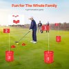 Záhradná golfová hra 3 jamky prenosná pre rodiny, na trávnik