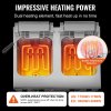 Dvojitá elektrická fritéza 3500w 2×9qt/8.5l 2 koše 1mm nerez časovač
