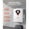 Hybridný solárny menič 3500W 24V 220/230V čistý sínus 100A mppt wifi