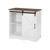 Kávový kabinet 3-poličkový s posuvnými dverami 31.5×13.8×31.5 in