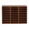 Organizér na dokumenty 27 priehradok, odnímateľné police, tmavohnedý