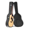 Pevné púzdro na akustickú gitaru 43.31 in / 110 cm s zámkom a kľúčmi