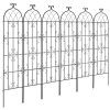 Sada 6 mriežok pre popínavé rastliny, antikorózny kov, 71×20 in